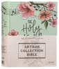 NIV Artisan Collection Bible Teal Floral (Red Letter Edition) Hardback - Thumbnail 0
