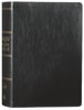 NKJV Study Bible Black (Black Letter Edition) Bonded Leather - Thumbnail 0