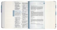 NLT Thrive Creative Journaling Devotional Bible Blue Flowers (Black Letter Edition) Hardback - Thumbnail 1