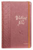 Journal: Walking With Jesus Red/Gold Imitation Leather - Thumbnail 0