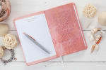 Guided Journal: Whatever is Lovely (Pink/white Dots) Imitation Leather - Thumbnail 2