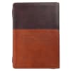 Journal With Zip Closure: Trust, Brown/Tan Imitation Leather - Thumbnail 2
