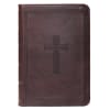 KJV Compact Large Print Dark Brown Red Letter Edition Imitation Leather - Thumbnail 0