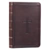 KJV Compact Large Print Dark Brown Red Letter Edition Imitation Leather - Thumbnail 3