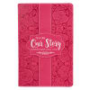 Legacy Journal: Our Life, Our Story, Dark Pink/Floral, Luxleather Imitation Leather - Thumbnail 0