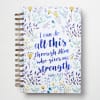 Journal: I Can Do All This Through Him Purple/Floral (Phil 4:13) Spiral - Thumbnail 4