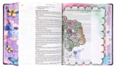 NLT Inspire Praise Bible Purple Garden (Black Letter Edition) Imitation Leather - Thumbnail 4
