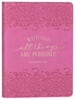 Journal: With God All Things Pink (Matthew 19:26) Imitation Leather - Thumbnail 0