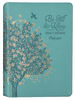 Journal: Be Still & Know Floral Tree, Teal (Psalm 46:10) Imitation Leather - Thumbnail 0