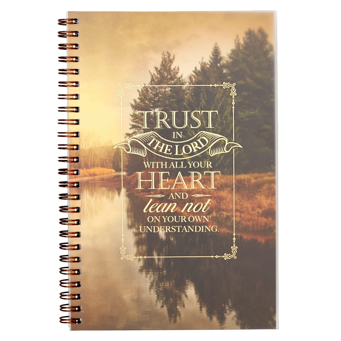 Notebook: Trust in the Lord, Landscape Spiral