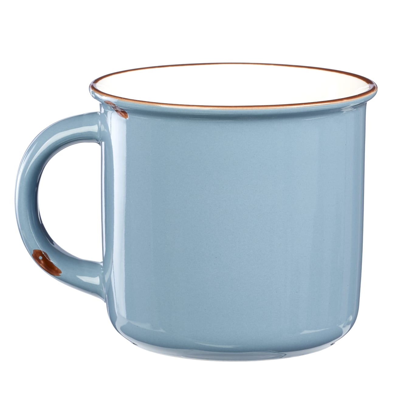 Camp Style Ceramic Mug: I Can Do All Things Through Christ, Blue/White (Phil 4:13) Homeware