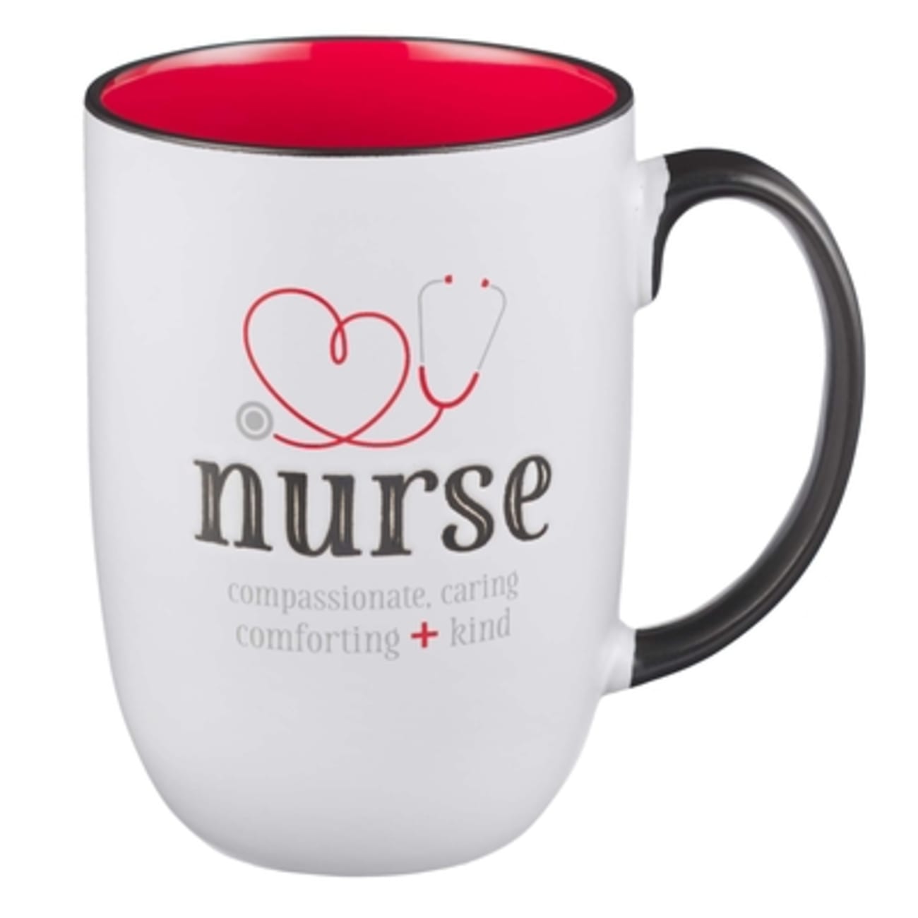 Ceramic Mug: Nurse, Red Inside (444ml) Homeware