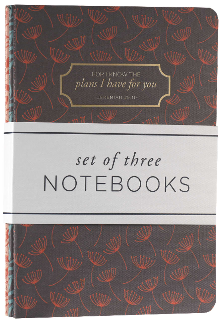 Notebook: Plans (Jer 29:11) Two Tone (Set Of 3) Paperback