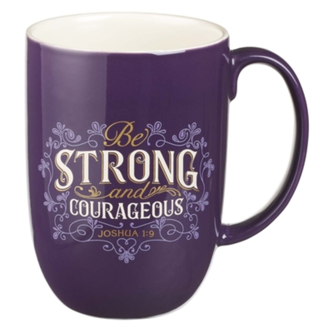 Ceramic Mug: Be Strong and Courageous (444ml) Homeware