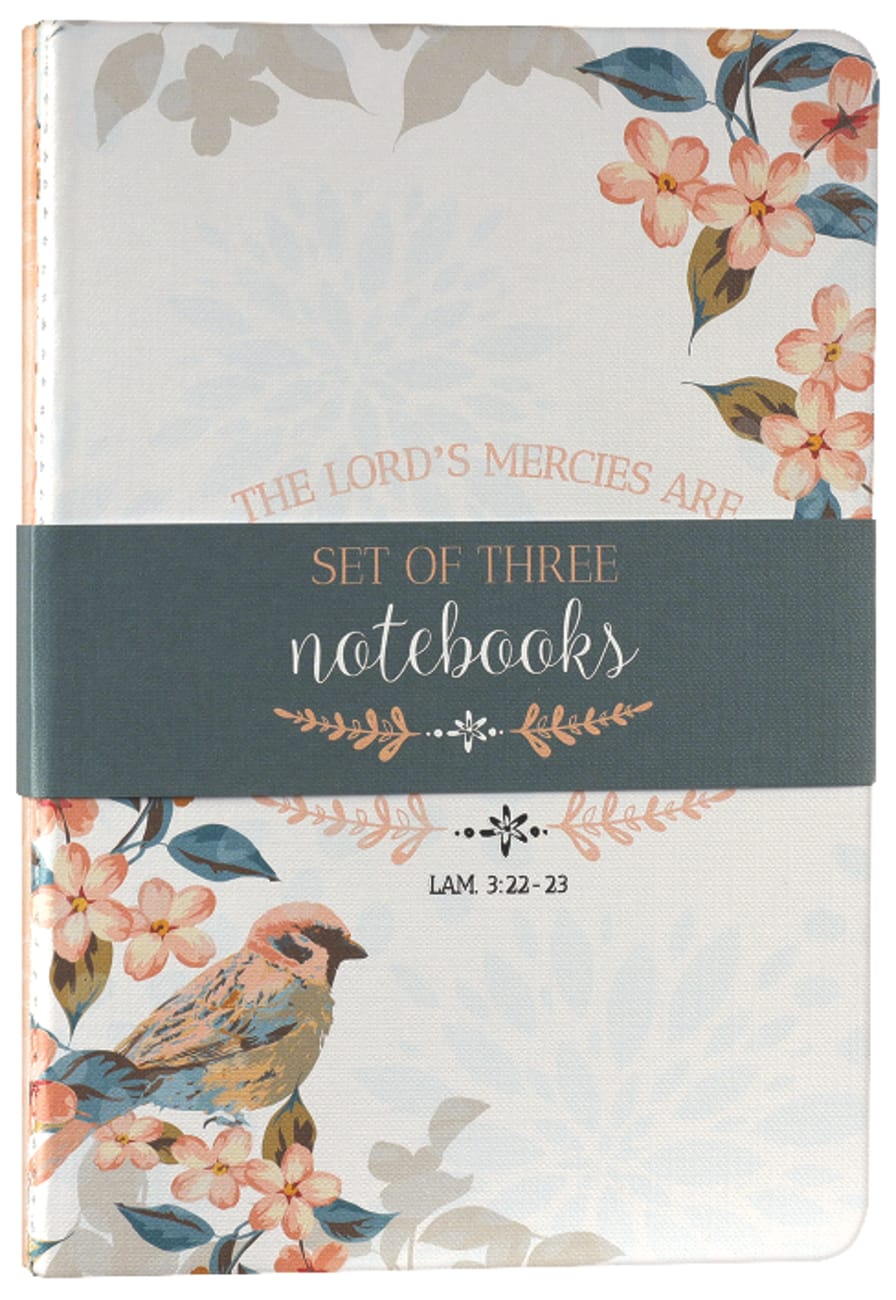 Notebook: New Every Morning, Birds (Set Of 3) Paperback