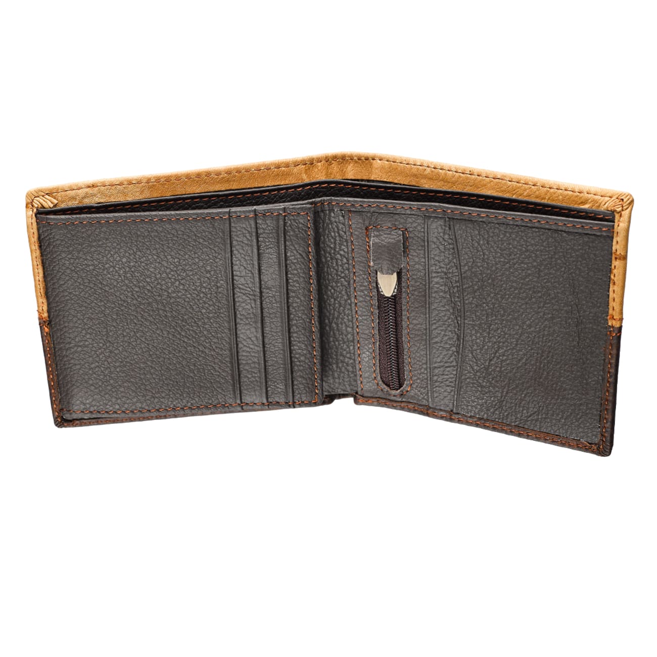 Mens Genuine Leather Wallet Tan/Brown: Cross Soft Goods
