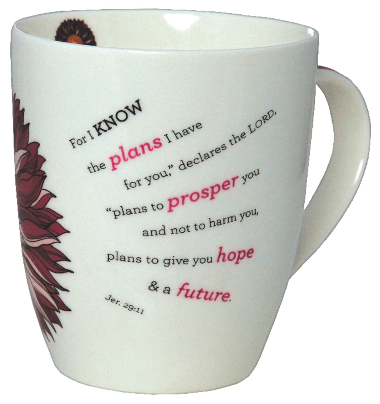 Ceramic Mug: I Know the Plans Jer 29:11 (355ml) Homeware