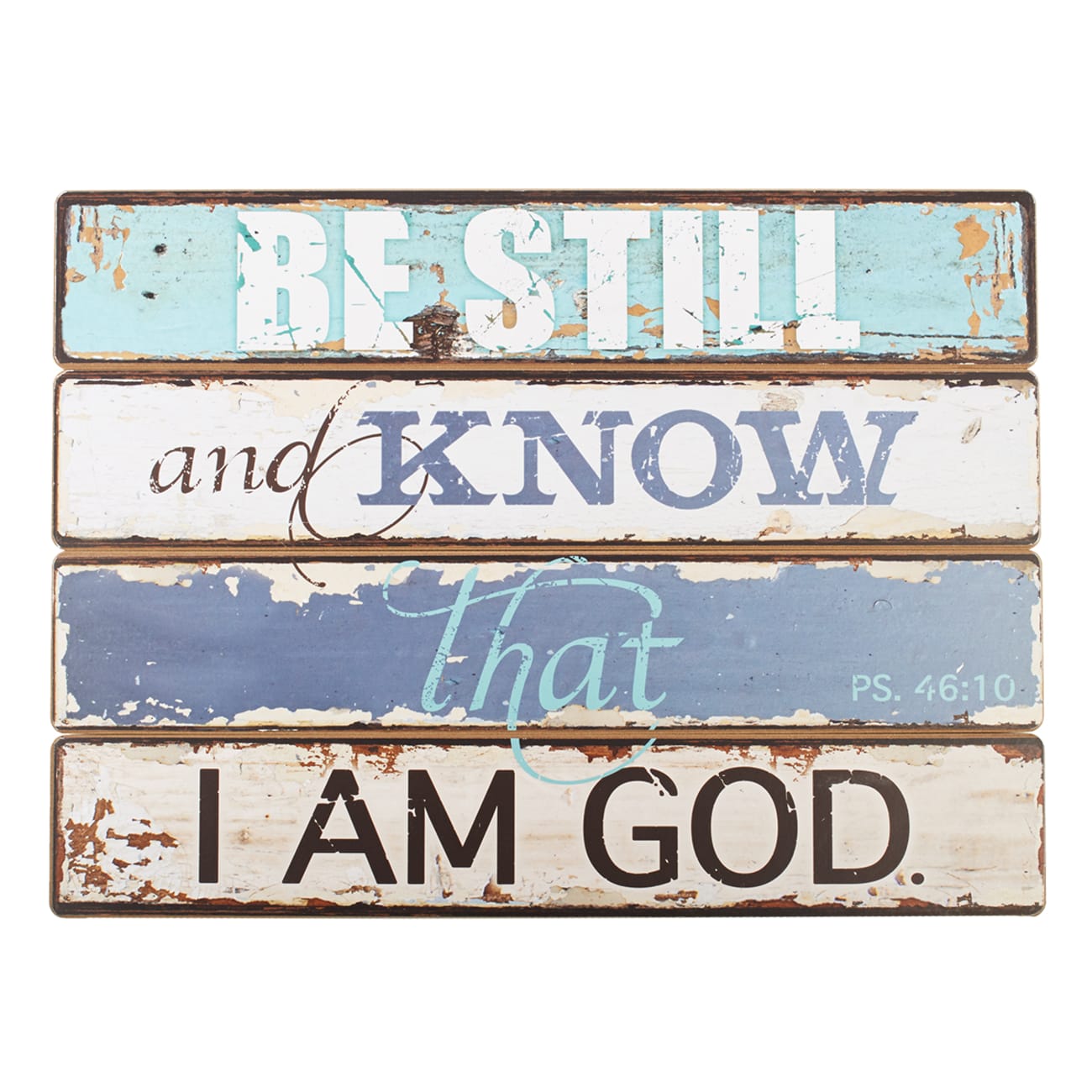 Mdf Plaque: Be Still and Know (Ps 46:10) Plaque