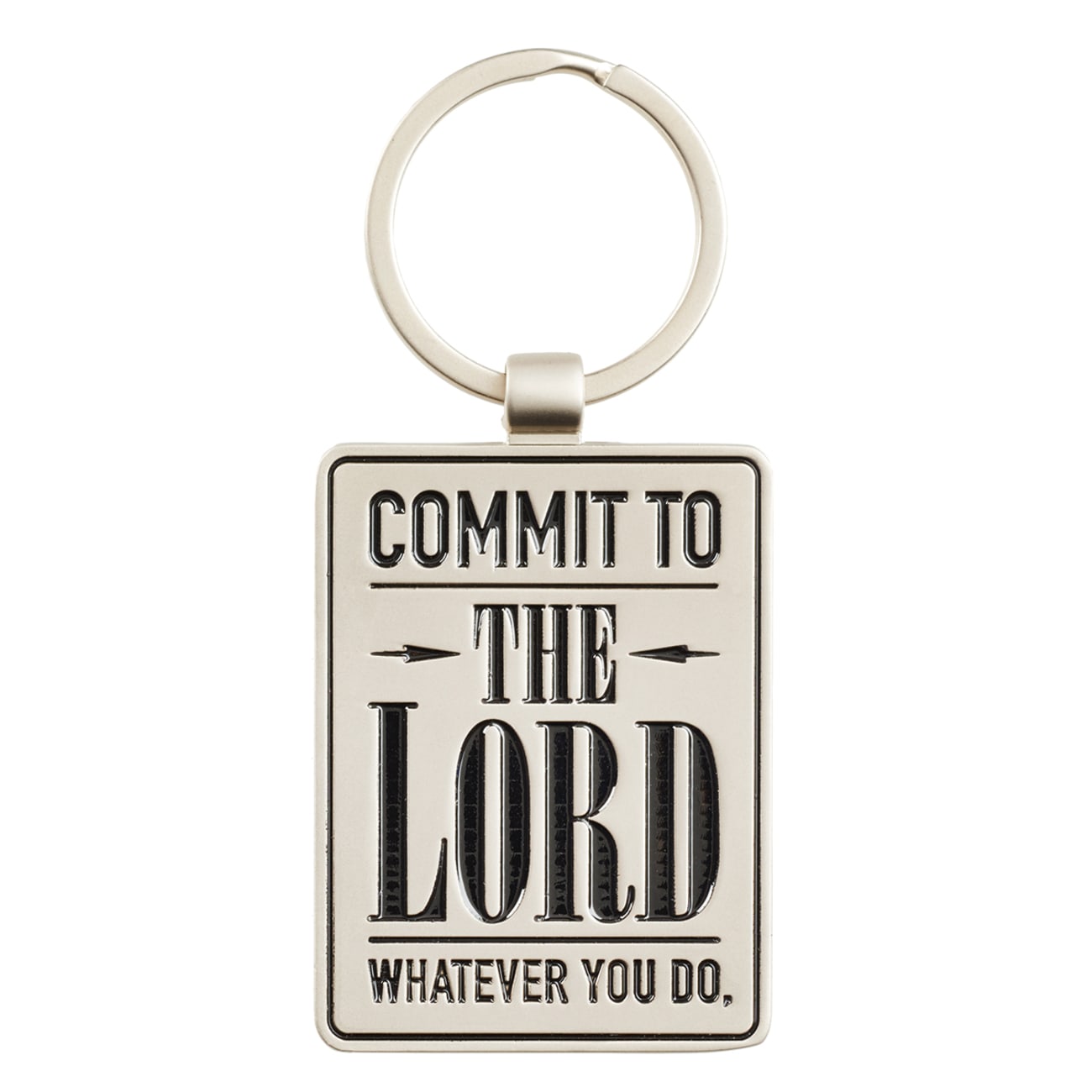 Metal Keyring: Graduation, Commit to the Lord... (Prov 16:3) Jewellery