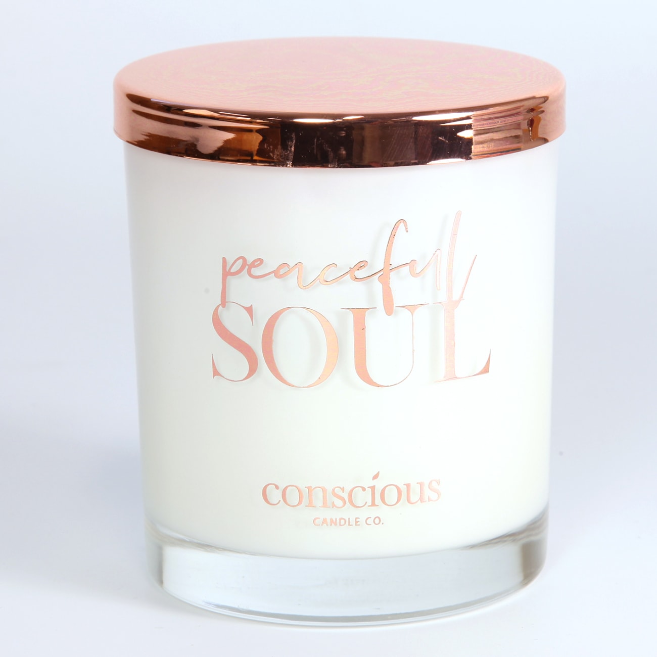 Luxury Soy Candle: Peaceful Soul Moroccan Cedar and Sage, 55+ Hours Burn Time (John 14:27) Homeware