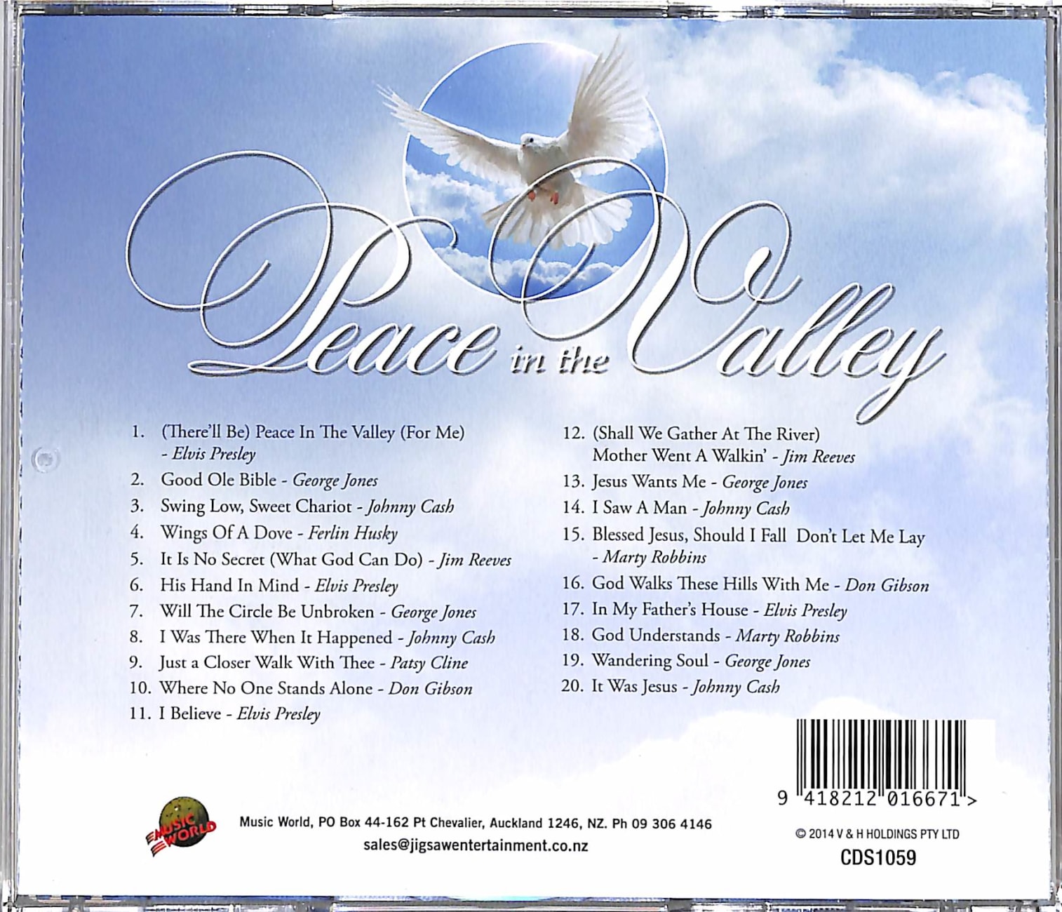 Peace in the Valley CD