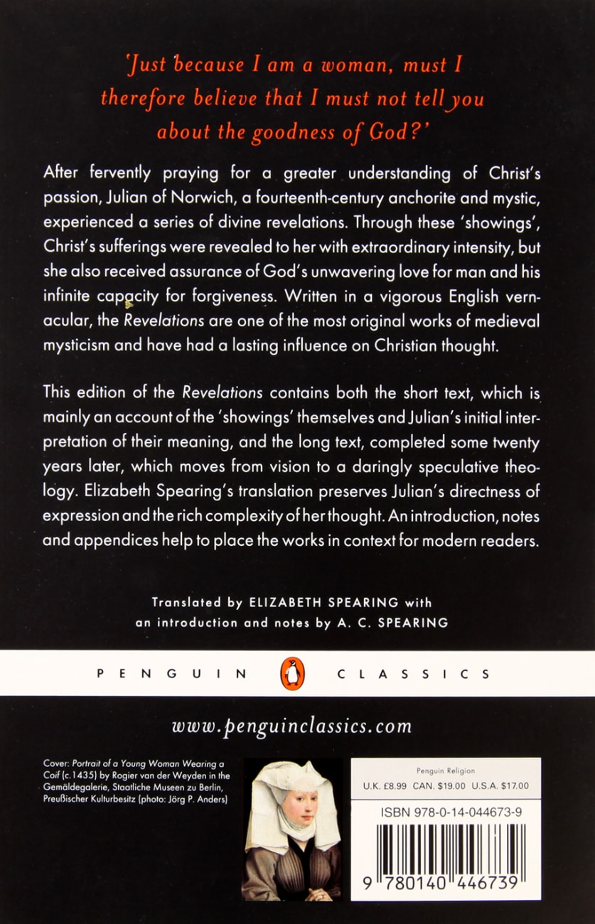 Revelations of Divine Love (Penguin Black Classics Series) Paperback