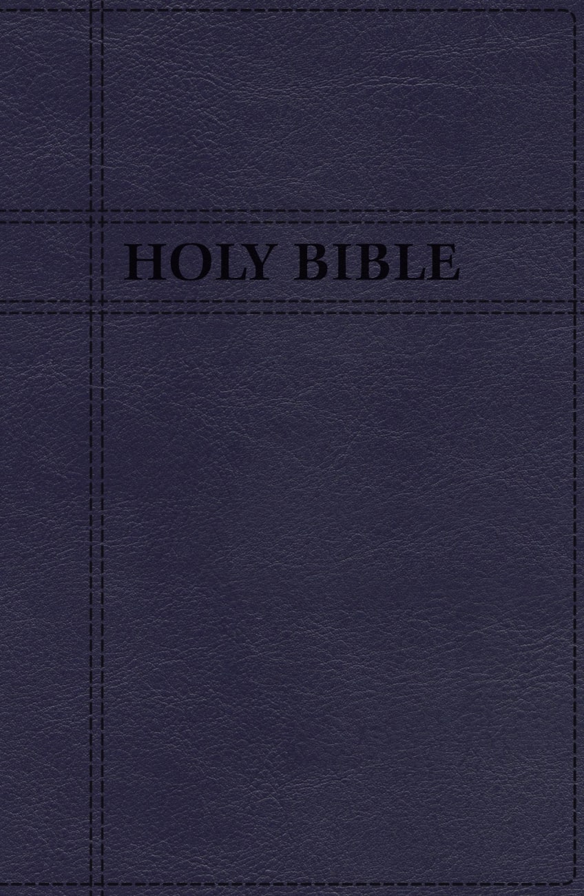 NIV Premium Gift Bible Navy Indexed (Red Letter Edition) Premium Imitation Leather