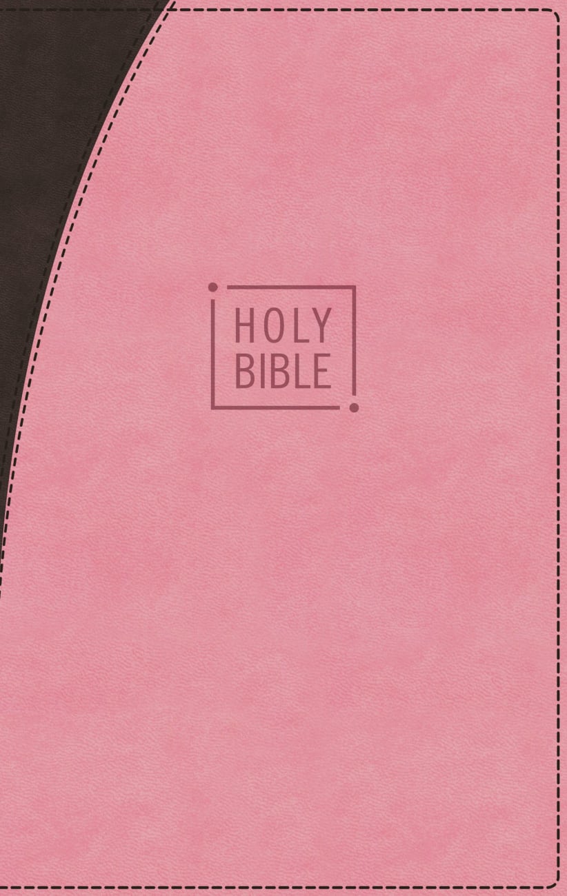 NIV Premium Gift Bible Pink/Brown Indexed (Red Letter Edition) Premium Imitation Leather