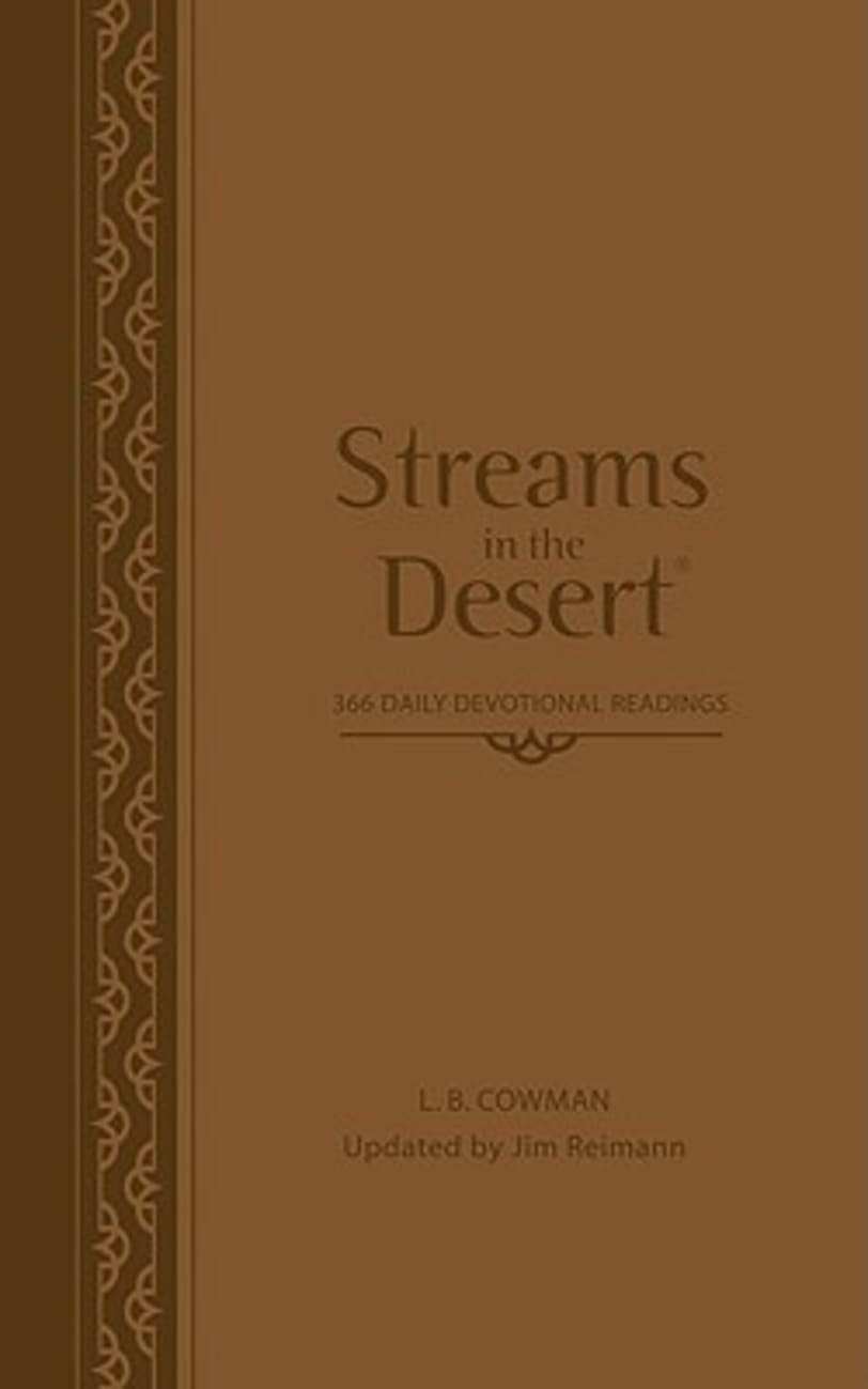 Streams in the Desert: 366 Daily Devotional Readings Imitation Leather