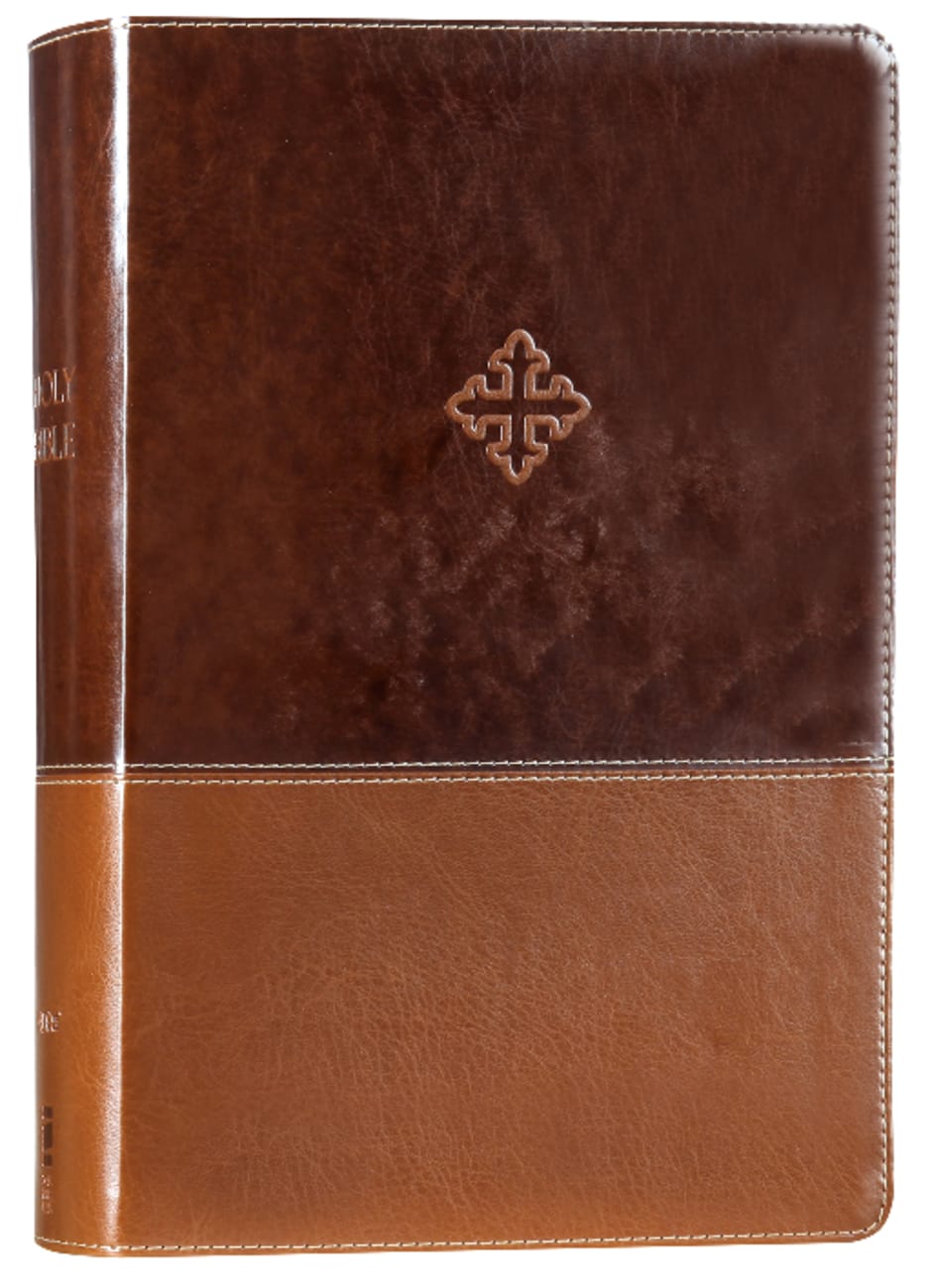 Amplified Study Bible Brown (Black Letter Edition) Premium Imitation Leather