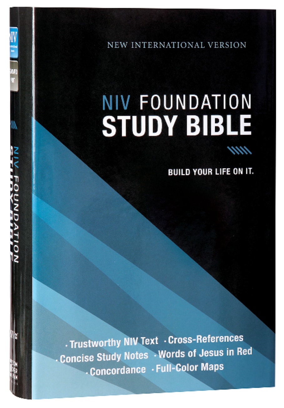 NIV Foundation Study Bible (Red Letter Edition) Hardback