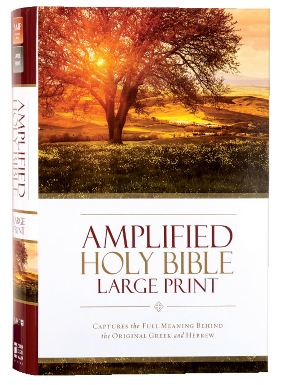 Amplified Holy Bible Large Print (Black Letter Edition) Hardback