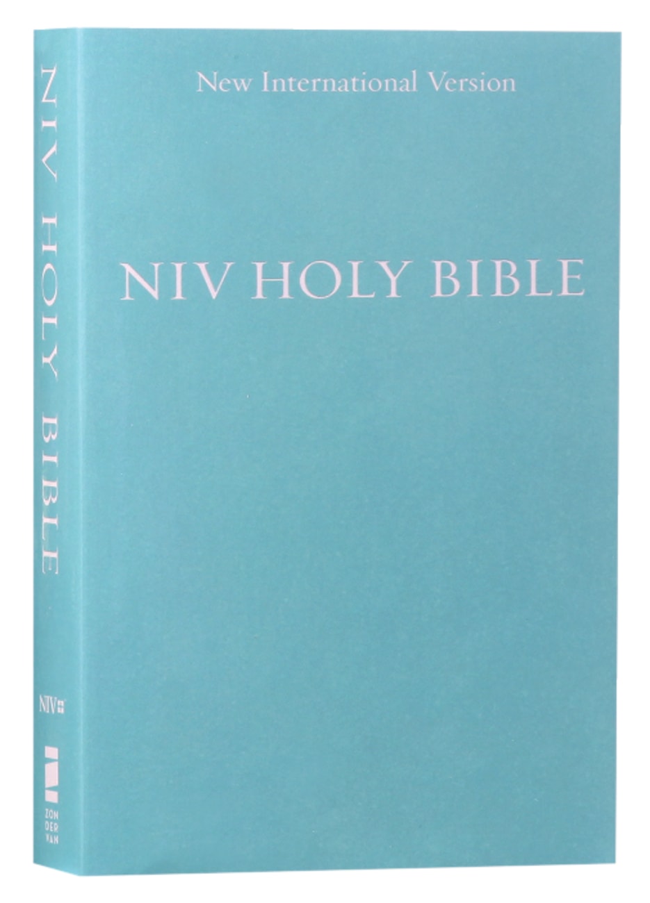NIV Holy Bible Compact Blue (Black Letter Edition) Paperback