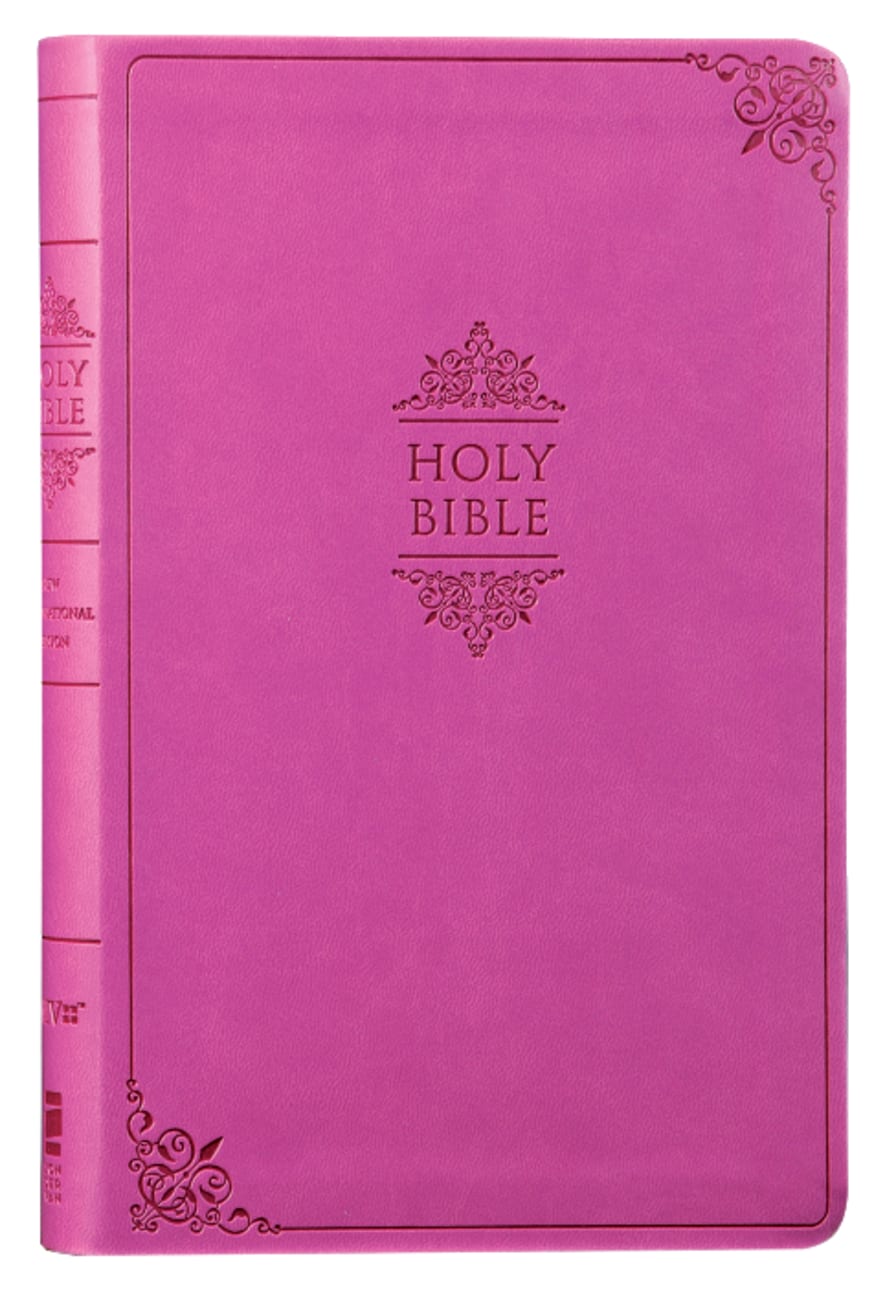 NIV Value Thinline Bible Pink (Black Letter Edition) Premium Imitation Leather