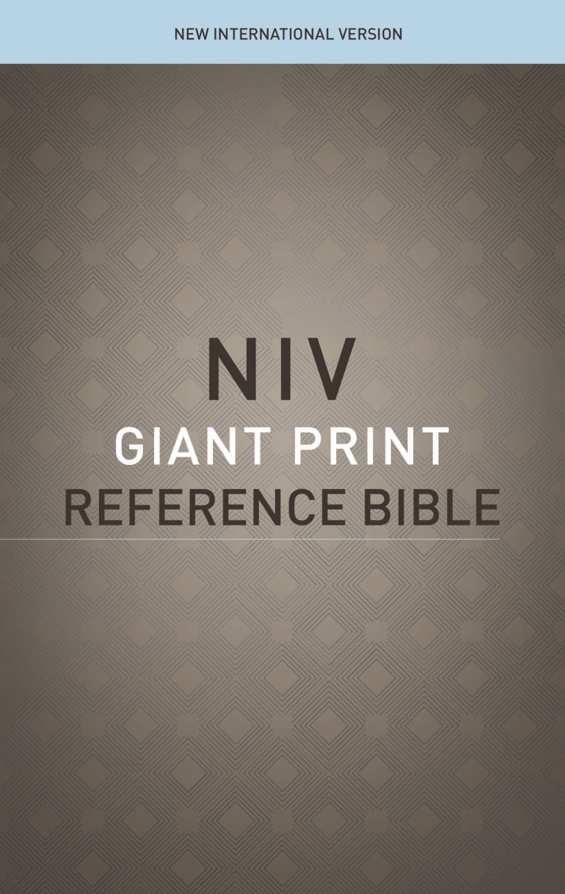 NIV Reference Bible Giant Print (Red Letter Edition) Hardback