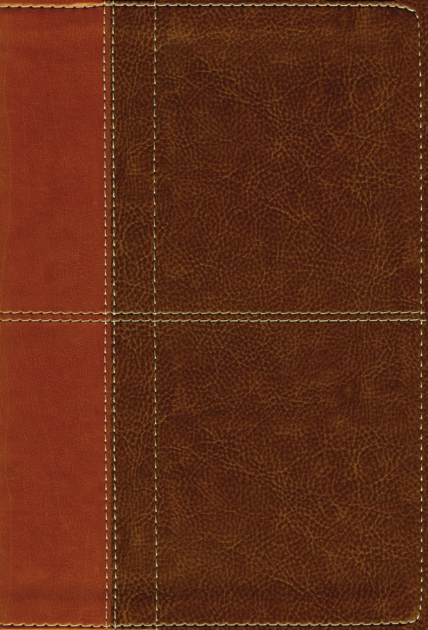 NIV Life Application Study Bible 3rd Edition Brown (Red Letter Edition) Premium Imitation Leather