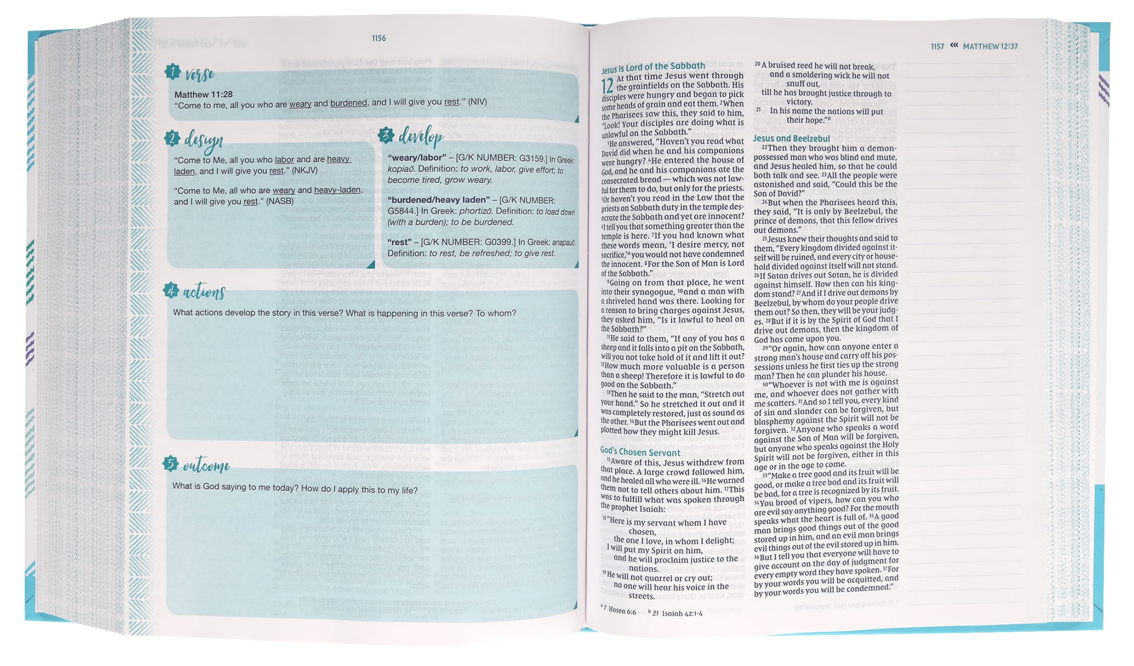 NIV Verse Mapping Bible For Girls Teal Premium Imitation Leather