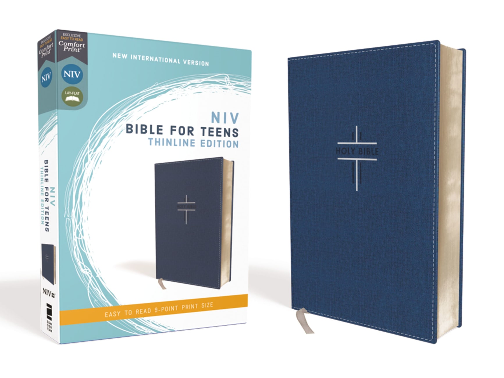 NIV Bible For Teens Thinline Edition Blue (Red Letter Edition) Premium Imitation Leather