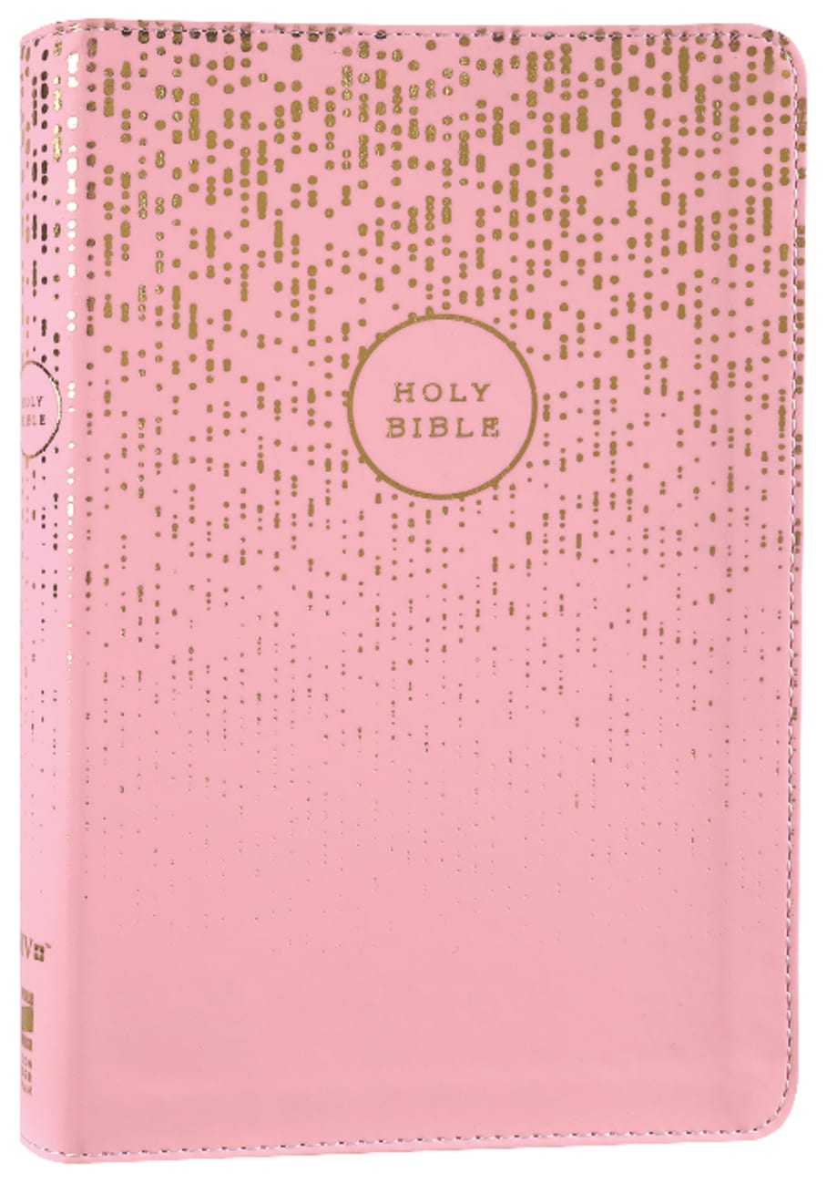 NIV Bible For Teens Thinline Edition Pink (Red Letter Edition) Premium Imitation Leather