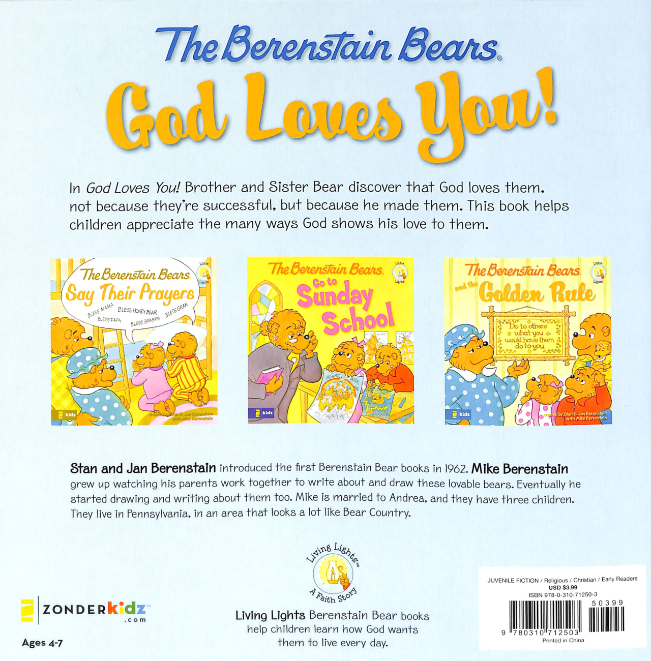 God Loves You! (The Berenstain Bears Series) Paperback