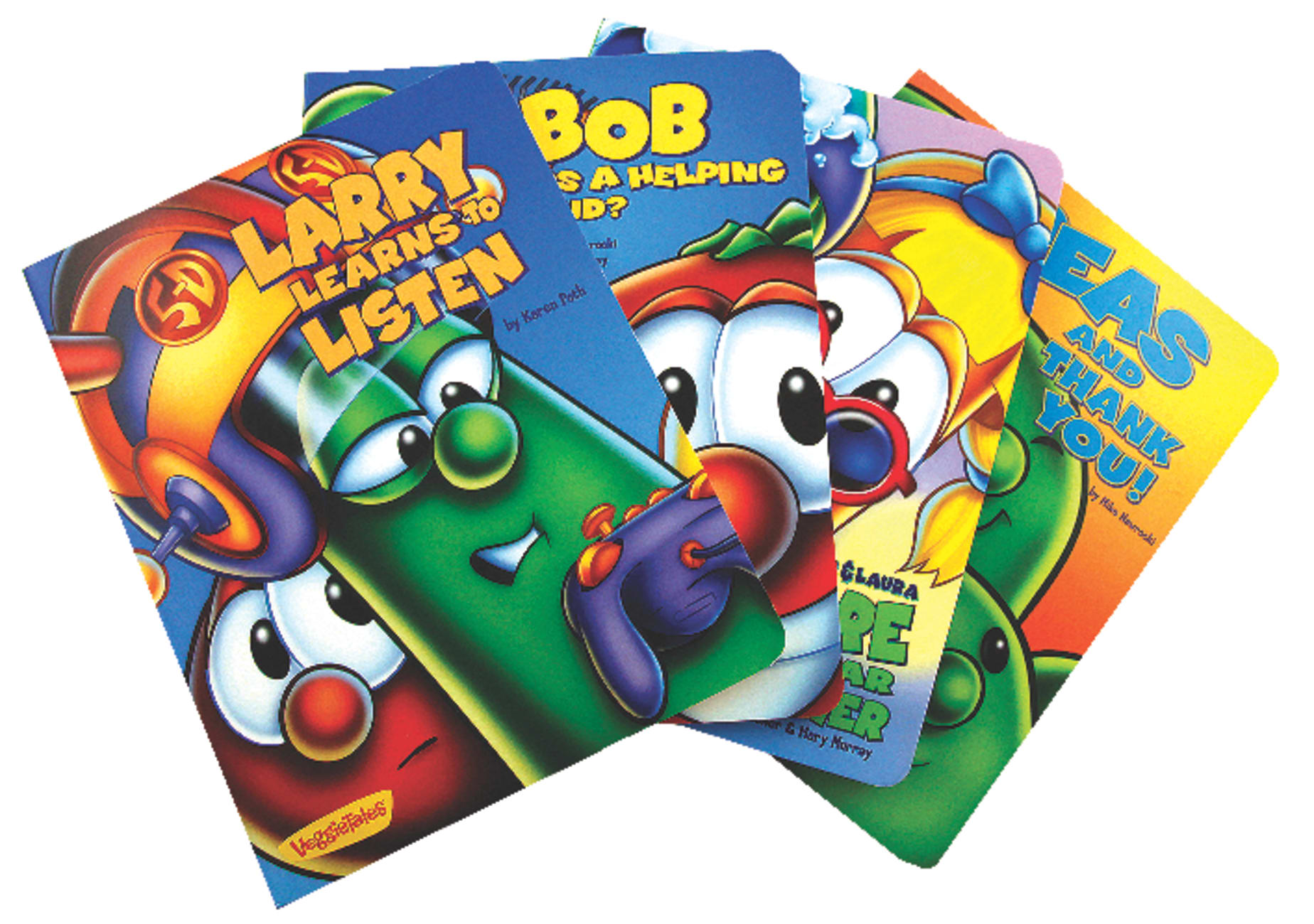 Veggie Tales Values: Board Book Collection (4 Books) Pack