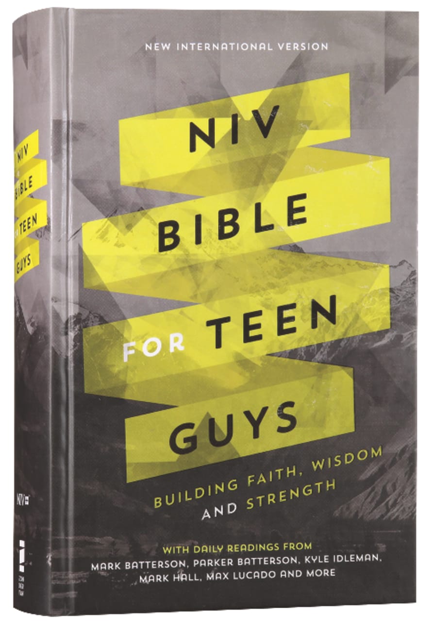 NIV Bible For Teen Guys (Black Letter Edition) Hardback
