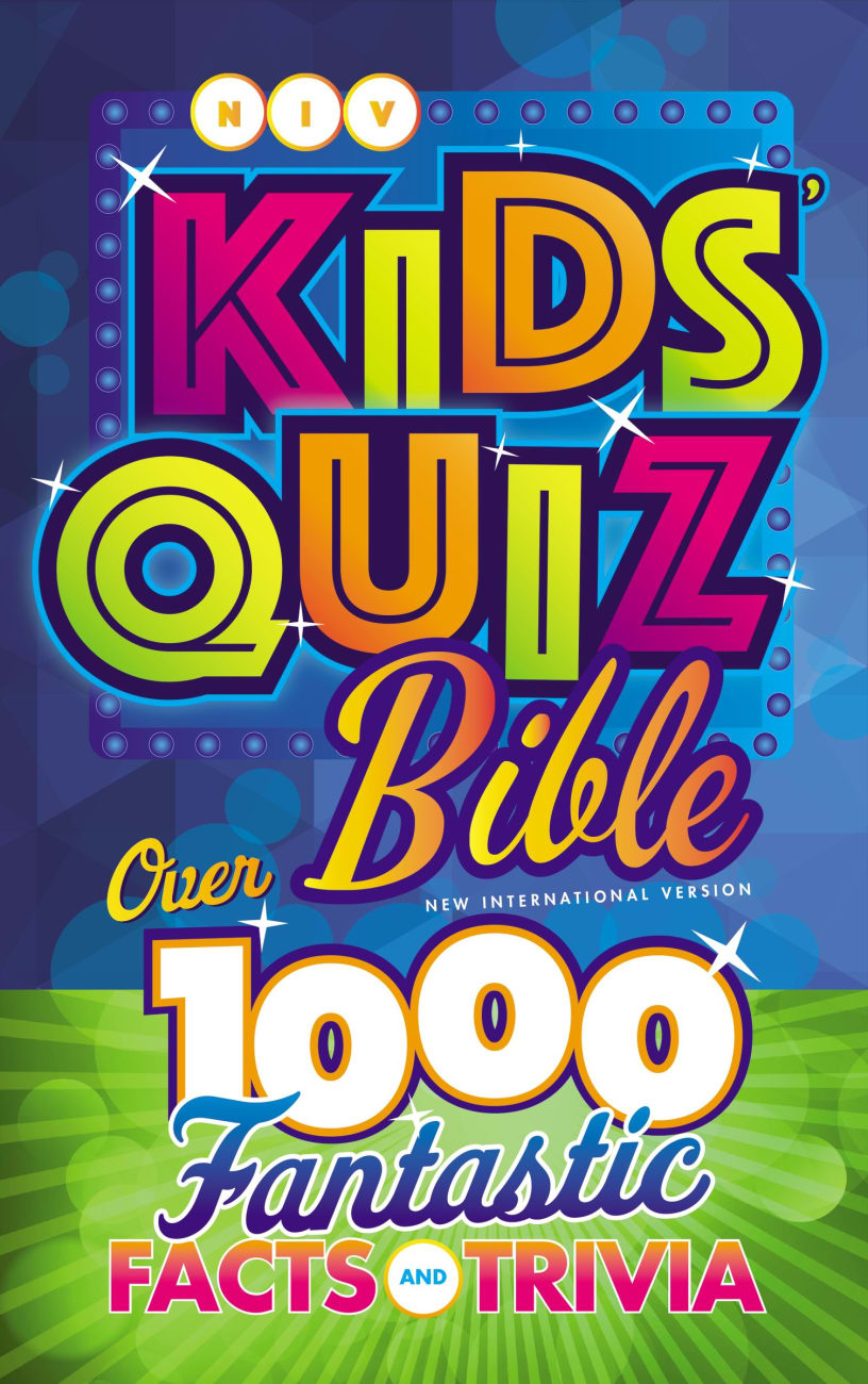 NIV Kids' Quiz Bible (Black Letter Edition) Hardback
