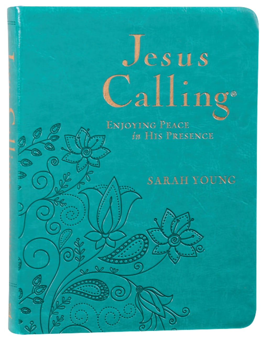 Jesus Calling Large Deluxe Edition Teal Imitation Leather