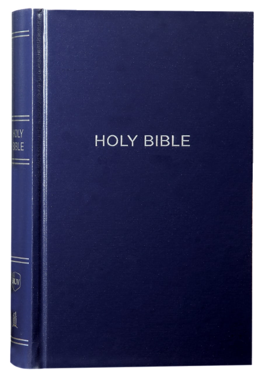 NKJV Pew Bible Large Print Blue (Red Letter Edition) Hardback