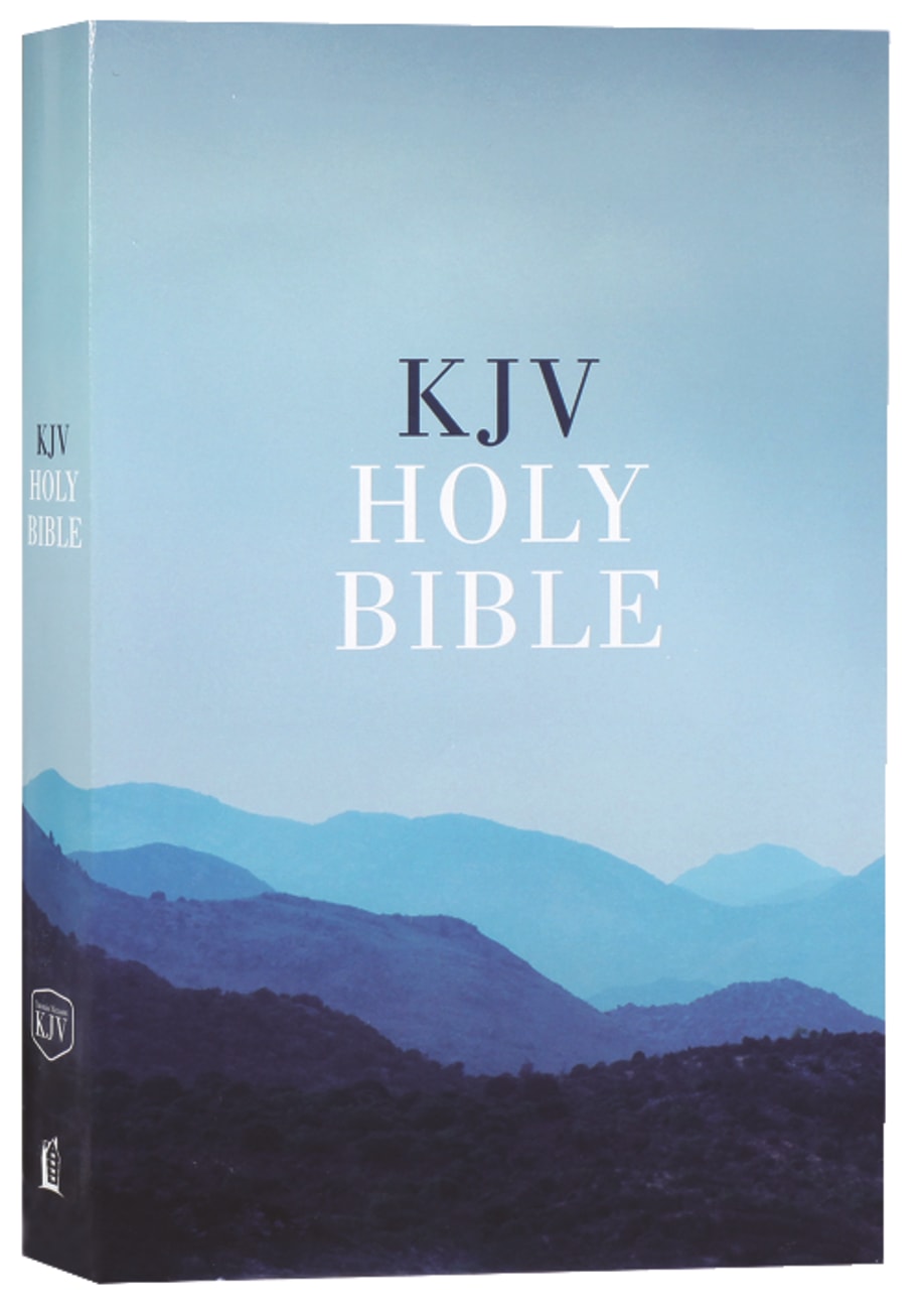 KJV Value Outreach Bible Blue Scenic Paperback