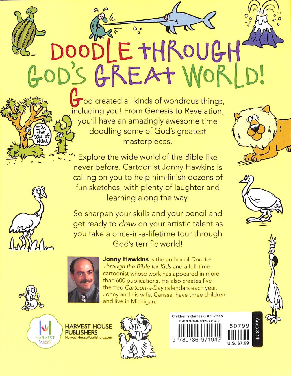 Doodle Through God's Creation For Kids Paperback