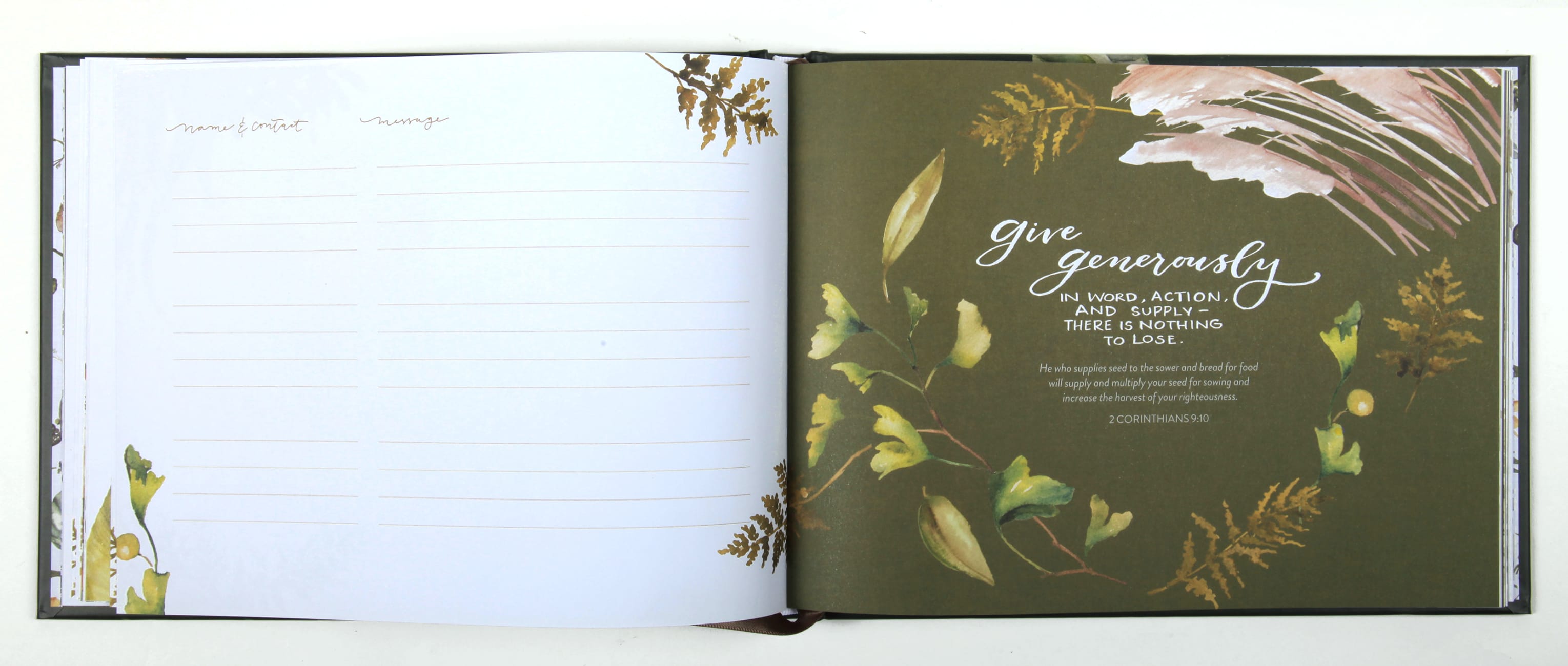 In Our Home Guestbook Hardback