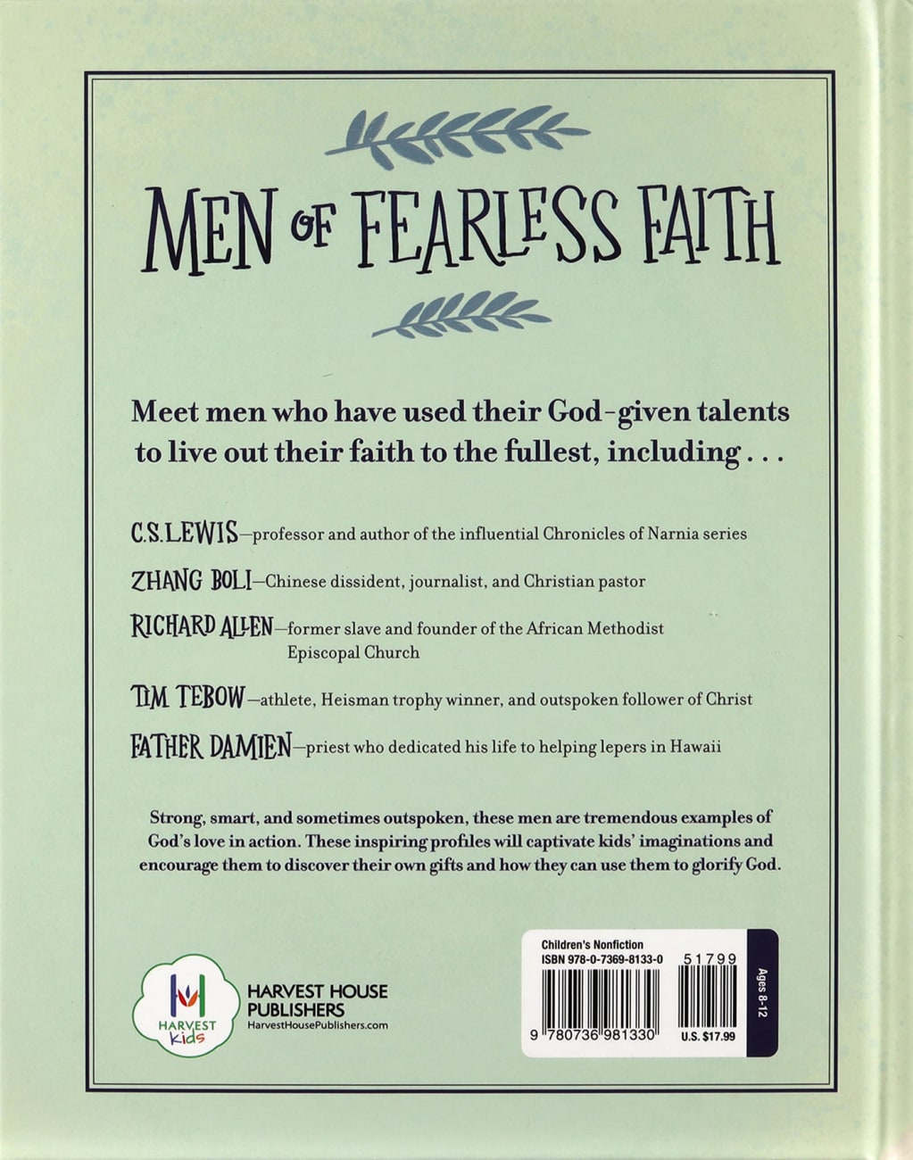 Brave Heroes and Bold Defenders: 50 True Stories of Daring Men of God Hardback