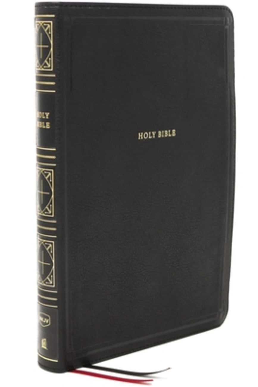 NKJV Thinline Bible Giant Print Black (Red Letter Edition) Premium Imitation Leather